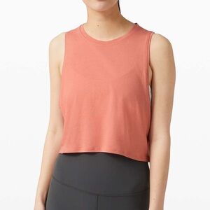 Lululemon Cut Back Crop Tank